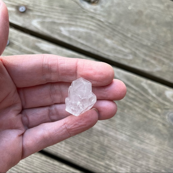 Double Terminated Twin Herkimer Diamond Crystal - Picture 16 of 17